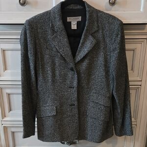 Bill Burns Gray Wool Blazer Timeless Professional Style